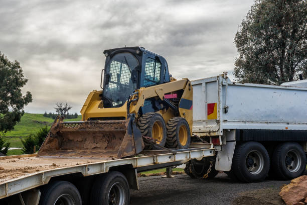 Machines using in earth works, digging and landscaping